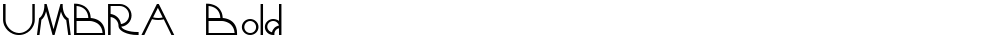 UMBRA Bold