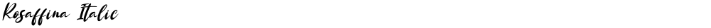 Rosaffina Italic