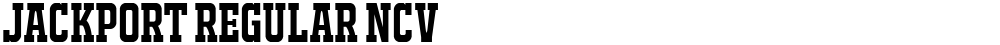 JACKPORT REGULAR NCV