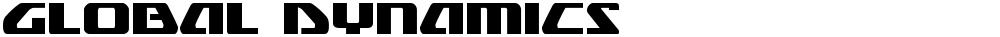 Global Dynamics