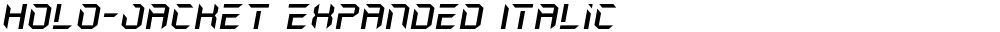 Holo-Jacket Expanded Italic