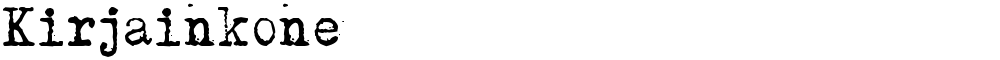 Kirjainkone