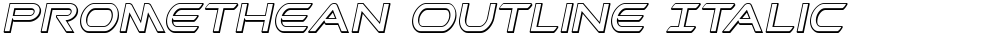 Promethean Outline Italic
