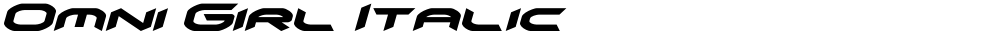 Omni Girl Italic