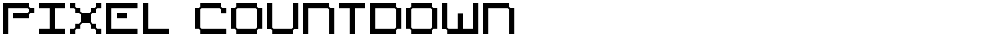 Pixel Countdown