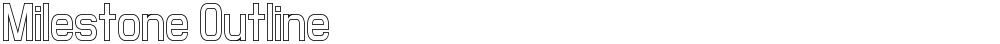 Milestone Outline