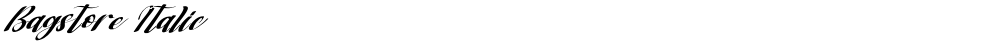 Bagstore Italic