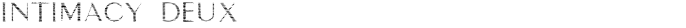 intimacy deux