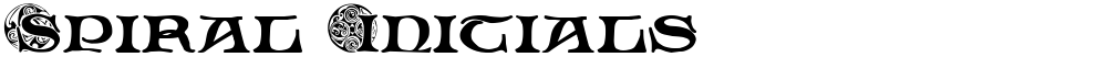 Spiral Initials