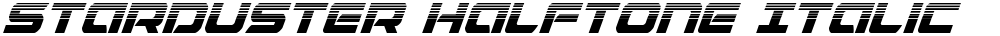 Starduster Halftone Italic