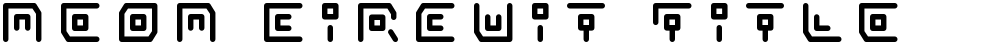 Neon Circuit Title