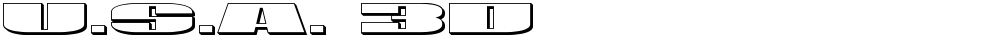 U.S.A. 3D