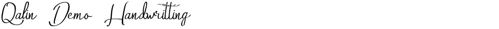 Qalin Demo Handwritting