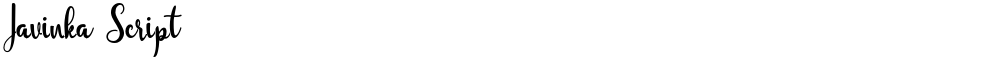 Javinka Script