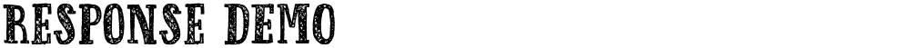 Response DEMO