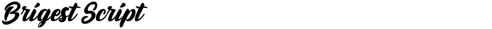 Brigest Script