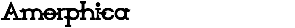 Amorphica