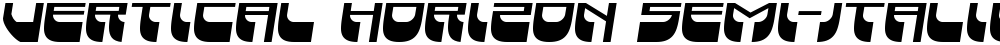 Vertical Horizon Semi-Italic