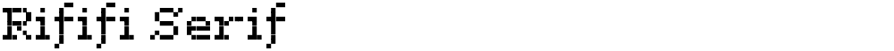 Rififi Serif
