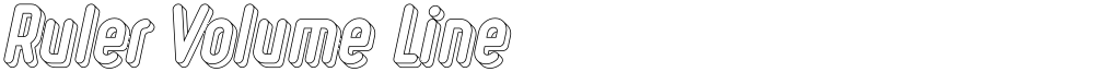 Ruler Volume Line