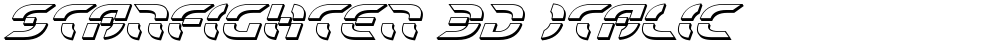 Starfighter 3D Italic