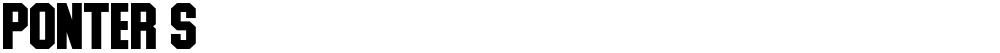Ponter S