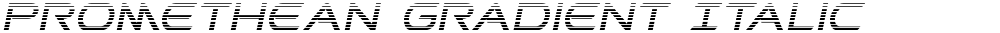Promethean Gradient Italic