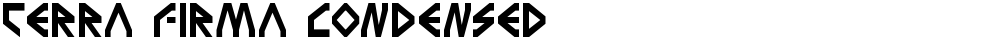 Terra Firma Condensed