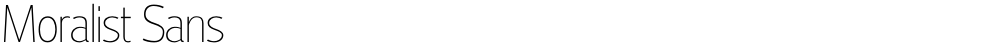 Moralist Sans