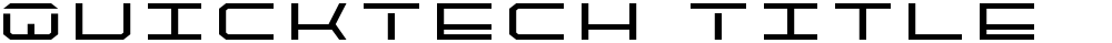 QuickTech Title