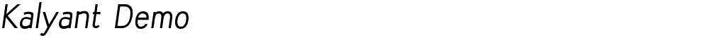 Kalyant Demo