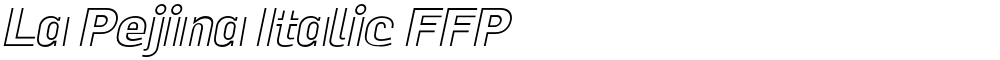 La Pejina Italic FFP