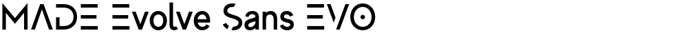 MADE Evolve Sans EVO