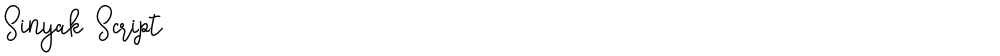 Sinyak Script