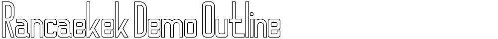 Rancaekek Demo Outline