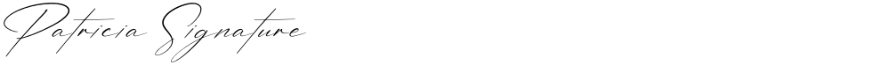Patricia Signature