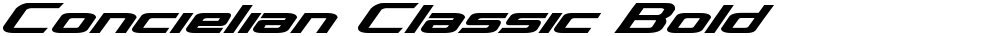 Concielian Classic Bold