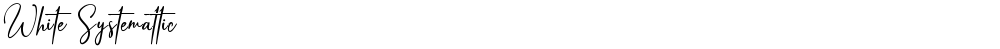 White Systemattic