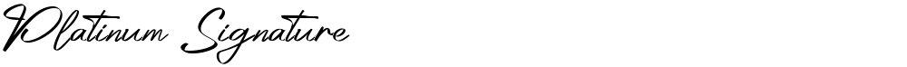 Platinum Signature