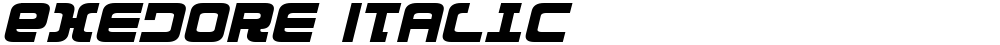 Exedore Italic