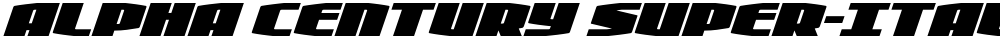 Alpha Century Super-Italic