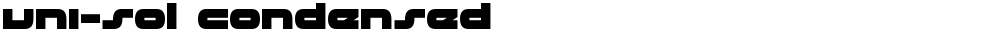 uni-sol condensed