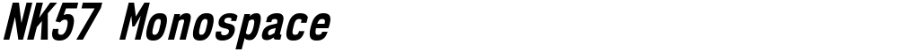 NK57 Monospace
