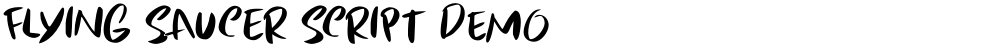 Flying Saucer Script DEMO