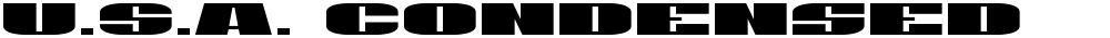 U.S.A. Condensed
