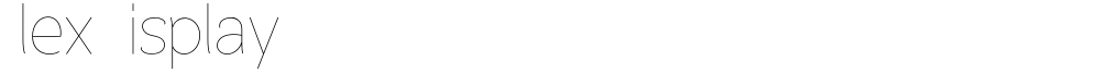Flex Display