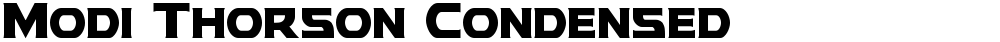 Modi Thorson Condensed