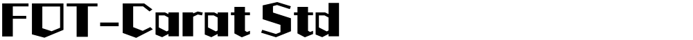 FOT-Carat Std