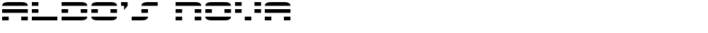 Aldo's Nova