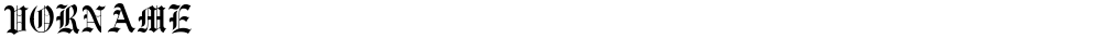 Vorname